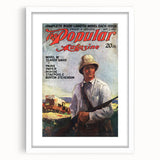 Vintage Magazine Cover Art - Retro Adventure Magazine Print