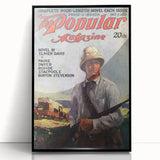 Vintage Magazine Cover Art - Retro Adventure Magazine Print