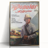 Vintage Magazine Cover Art - Retro Adventure Magazine Print