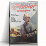 Vintage Magazine Cover Art - Retro Adventure Magazine Print