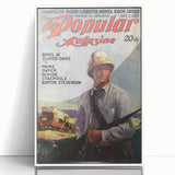 Vintage Magazine Cover Art - Retro Adventure Magazine Print