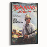 Vintage Magazine Cover Art - Retro Adventure Magazine Print