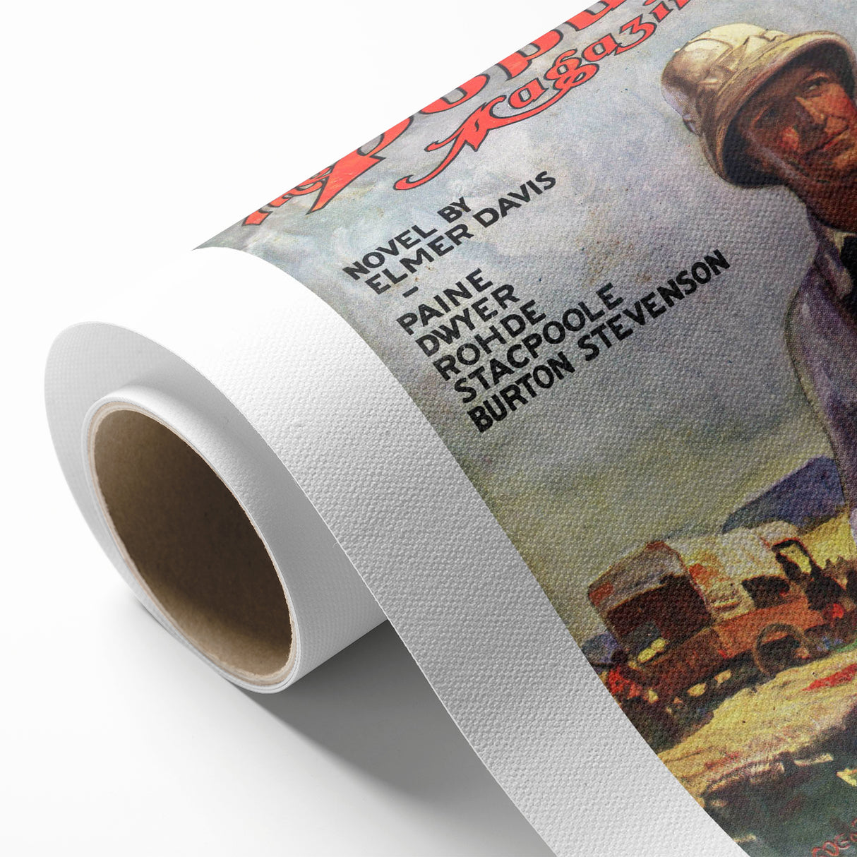 Vintage Magazine Cover Art - Retro Adventure Magazine Print