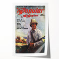 Vintage Magazine Cover Art - Retro Adventure Magazine Print
