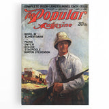 Vintage Magazine Cover Art - Retro Adventure Magazine Print