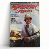Vintage Magazine Cover Art - Retro Adventure Magazine Print