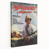 Vintage Magazine Cover Art - Retro Adventure Magazine Print