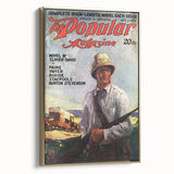Vintage Magazine Cover Art - Retro Adventure Magazine Print