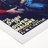 Vintage Magazine Cover Art - Retro Western Adventure Print