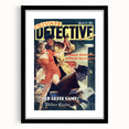 Vintage Magazine Cover Art - Retro Detective Noir Magazine Print