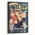Vintage Magazine Cover Art - Retro Detective Noir Magazine Print