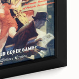 Vintage Magazine Cover Art - Retro Detective Noir Magazine Print