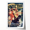 Vintage Magazine Cover Art - Retro Detective Noir Magazine Print