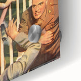 Vintage Magazine Cover Art - Retro Detective Noir Magazine Print