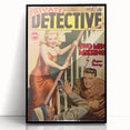Vintage Magazine Cover Art - Retro Detective Noir Magazine Print
