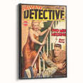 Vintage Magazine Cover Art - Retro Detective Noir Magazine Print