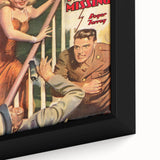 Vintage Magazine Cover Art - Retro Detective Noir Magazine Print