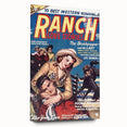Vintage Magazine Cover Art - Retro Western Romance Magazine Print