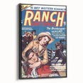 Vintage Magazine Cover Art - Retro Western Romance Magazine Print