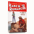 Vintage Magazine Cover Art - Retro Western Romance Magazine Print