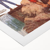 Vintage Magazine Cover Art - Retro Western Romance Magazine Print