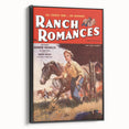 Vintage Magazine Cover Art - Retro Western Romance Magazine Print