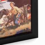 Vintage Magazine Cover Art - Retro Western Romance Magazine Print