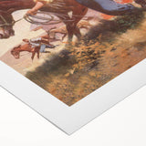 Vintage Magazine Cover Art - Retro Western Romance Magazine Print