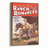 Vintage Magazine Cover Art - Retro Western Romance Magazine Print