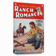 Vintage Magazine Cover Art - Retro Western Romance Magazine Print