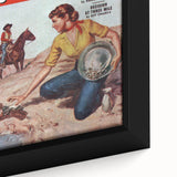 Vintage Magazine Cover Art - Retro Western Romance Magazine Print