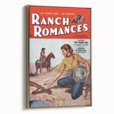 Vintage Magazine Cover Art - Retro Western Romance Magazine Print