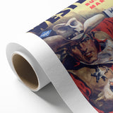Vintage Magazine Cover Art - Retro Western Adventure Print