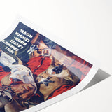 Vintage Magazine Cover Art - Retro Western Adventure Print