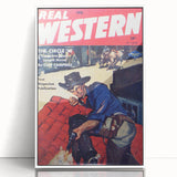 Vintage Western Magazine Cover Art - Classic Retro Print