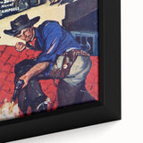 Vintage Western Magazine Cover Art - Classic Retro Print