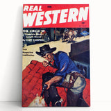 Vintage Western Magazine Cover Art - Classic Retro Print