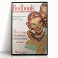 Vintage Redbook Magazine Cover - Classic Young Adult Artwork