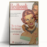 Vintage Redbook Magazine Cover - Classic Young Adult Artwork