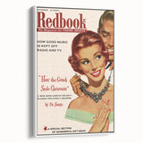 Vintage Redbook Magazine Cover - Classic Young Adult Artwork