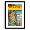 Vintage Magazine Cover Art - Super-Science Fiction Beware the Robot