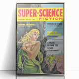 Vintage Magazine Cover Art - Super-Science Fiction Beware the Robot