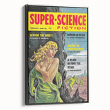 Vintage Magazine Cover Art - Super-Science Fiction Beware the Robot