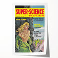 Vintage Magazine Cover Art - Super-Science Fiction Beware the Robot
