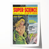 Vintage Magazine Cover Art - Super-Science Fiction Beware the Robot