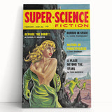 Vintage Magazine Cover Art - Super-Science Fiction Beware the Robot