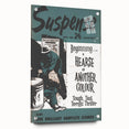 Vintage Magazine Cover Art - Suspense Hearse of Another Colour