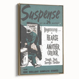 Vintage Magazine Cover Art - Suspense Hearse of Another Colour