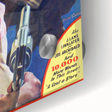 Vintage Magazine Cover Art - Ten Detective Aces The Silver Snare