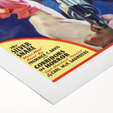 Vintage Magazine Cover Art - Ten Detective Aces The Silver Snare